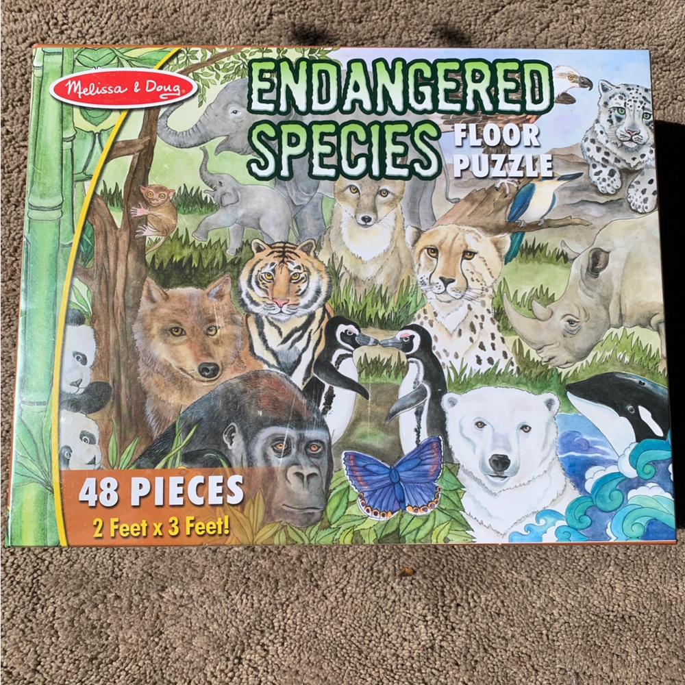 NEW in package Melissa & Doug floor puzzle